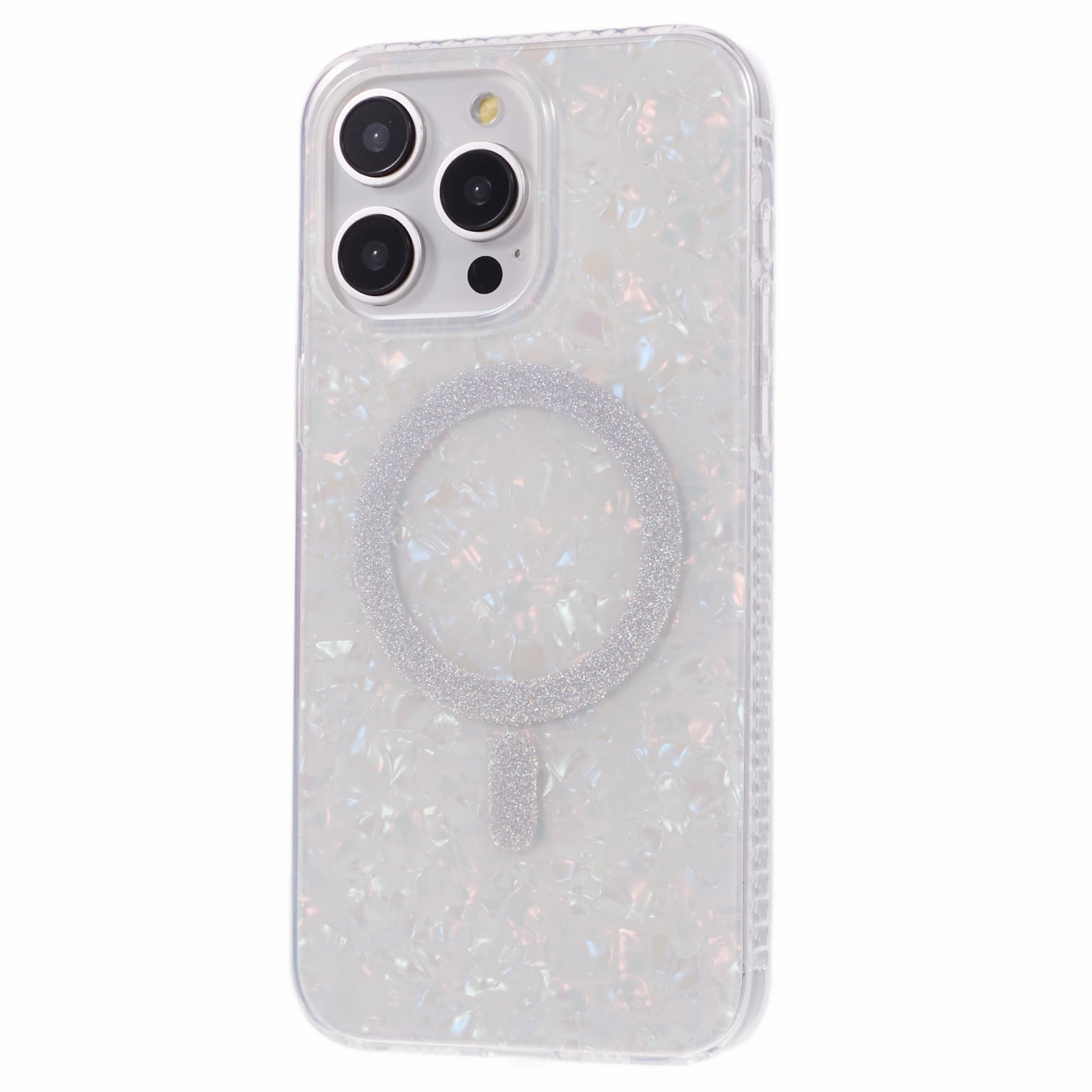 MP Series for iPhone 12 / 12 Pro Magnetic Case TPU+Acrylic IMD Shell Pattern Phone Cover MP Series for iPhone 12 / 12 Pro Magnetic Case TPU+Acrylic IMD Shell Pattern Phone Cover
